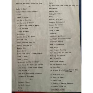 Vintage Album Collection of Songs Alphabetic (L-M) Titles 60+ Sheet Music Songs